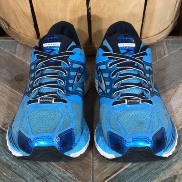 Brooks Glycerin 11 Blue Black Comfort Running Shoes Womens Size 7 B Medium - Picture 4 of 11